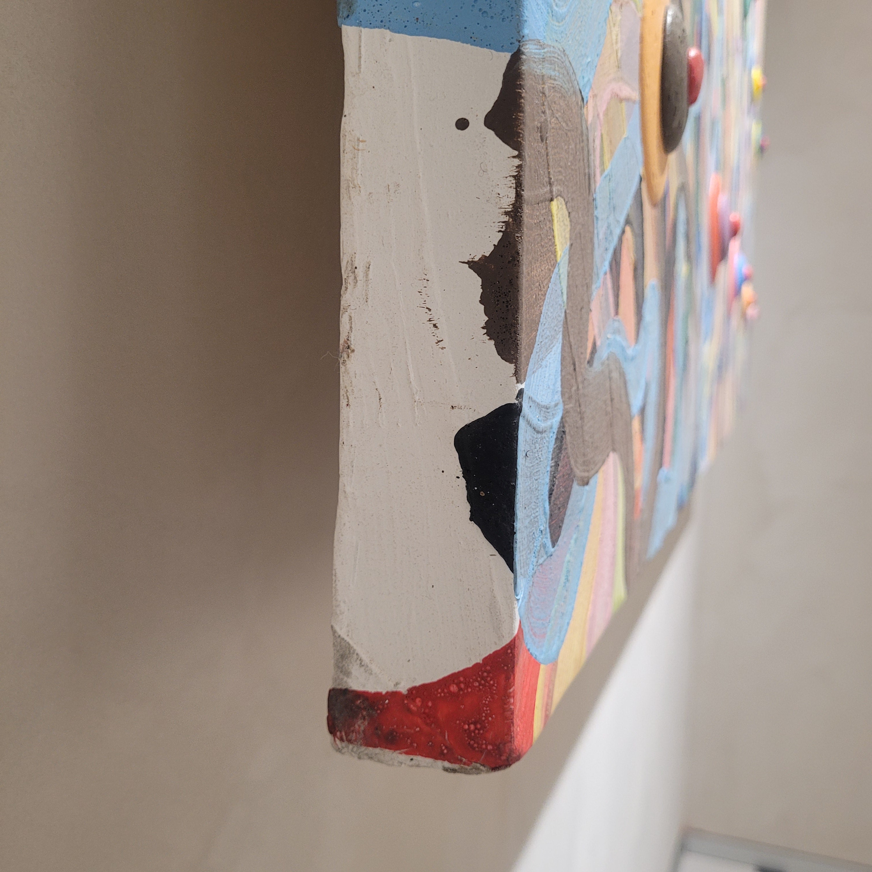 Acrílico sobre lienzo Luc Bouzat, Serie “Déclinaisons”, 1996 – Francia