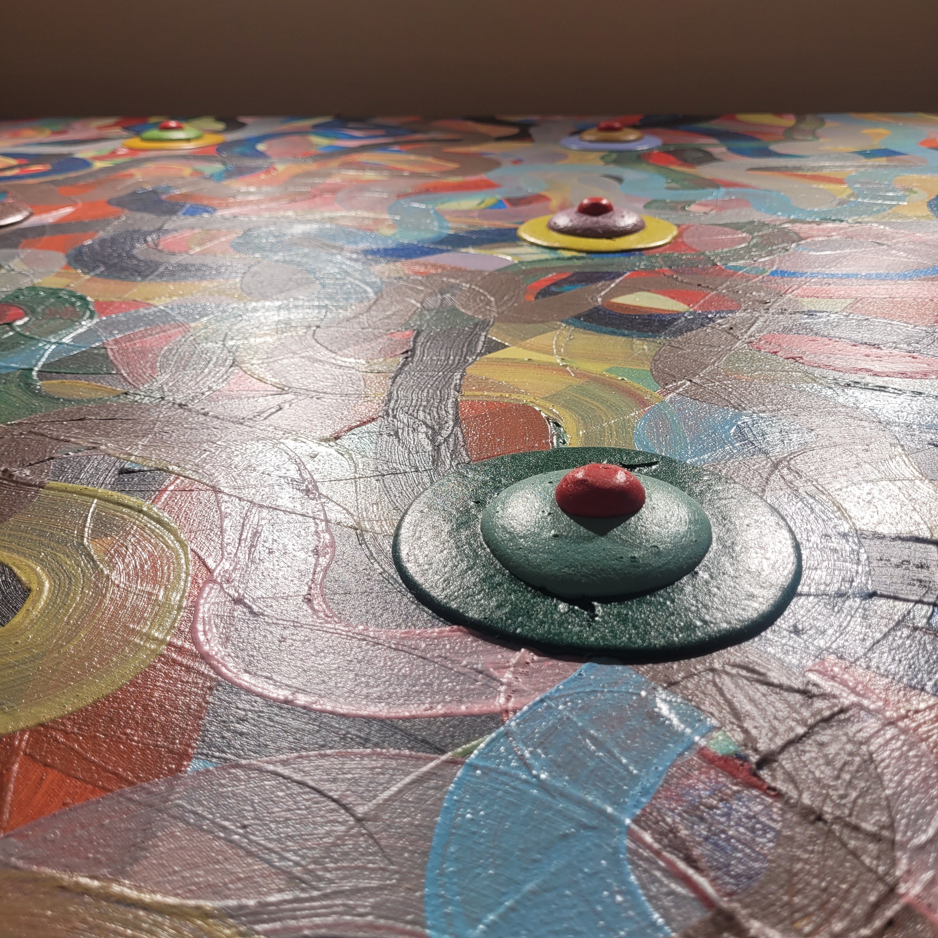 Acrílico sobre lienzo Luc Bouzat, Serie “Déclinaisons”, 1996 – Francia