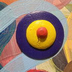 Acrílico sobre lienzo Luc Bouzat, Serie “Déclinaisons”, 1996 – Francia