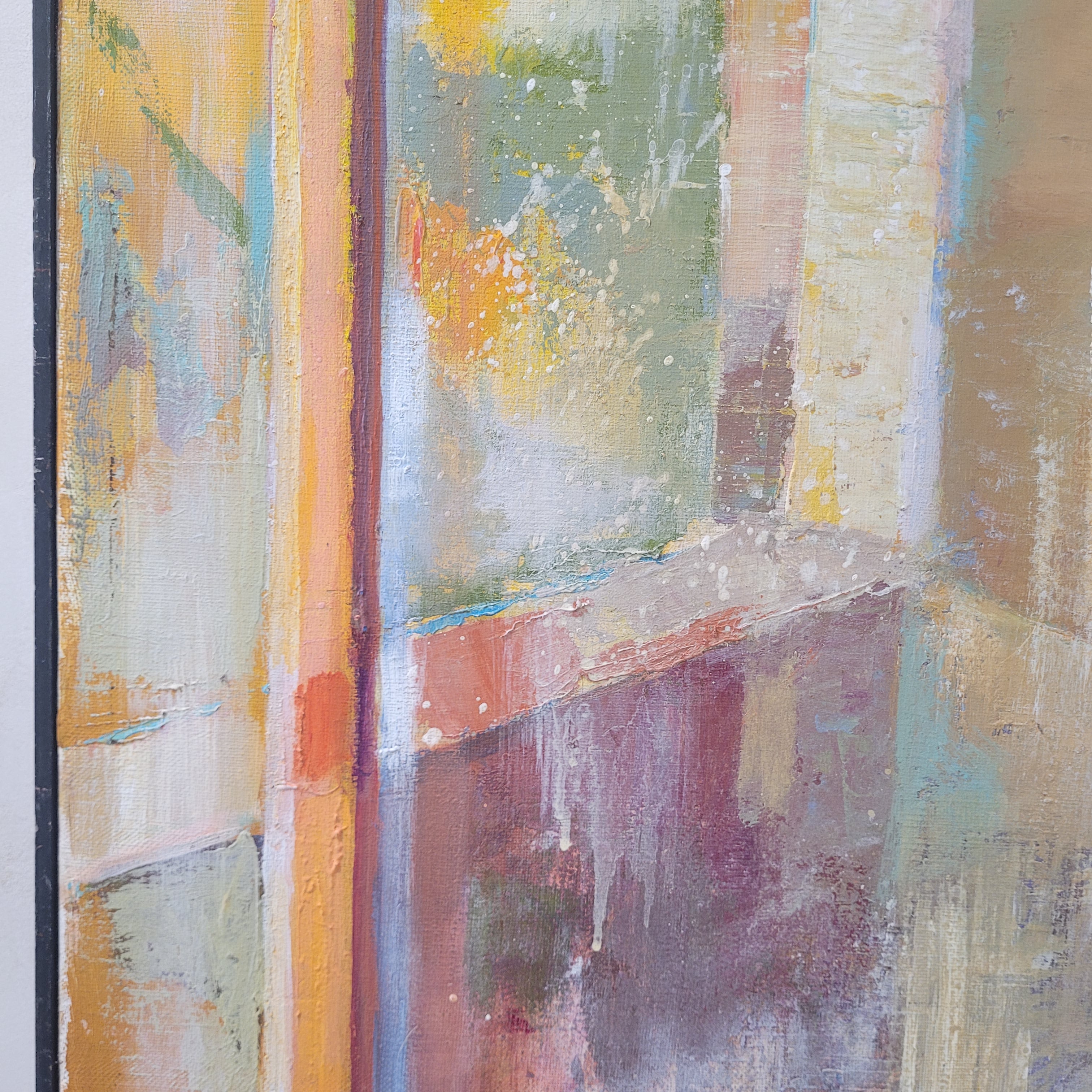 Óleo sobre lienzo “Riflesso” Flore Bruic-Depes, Arte contemporáneo, 1994 – Francia