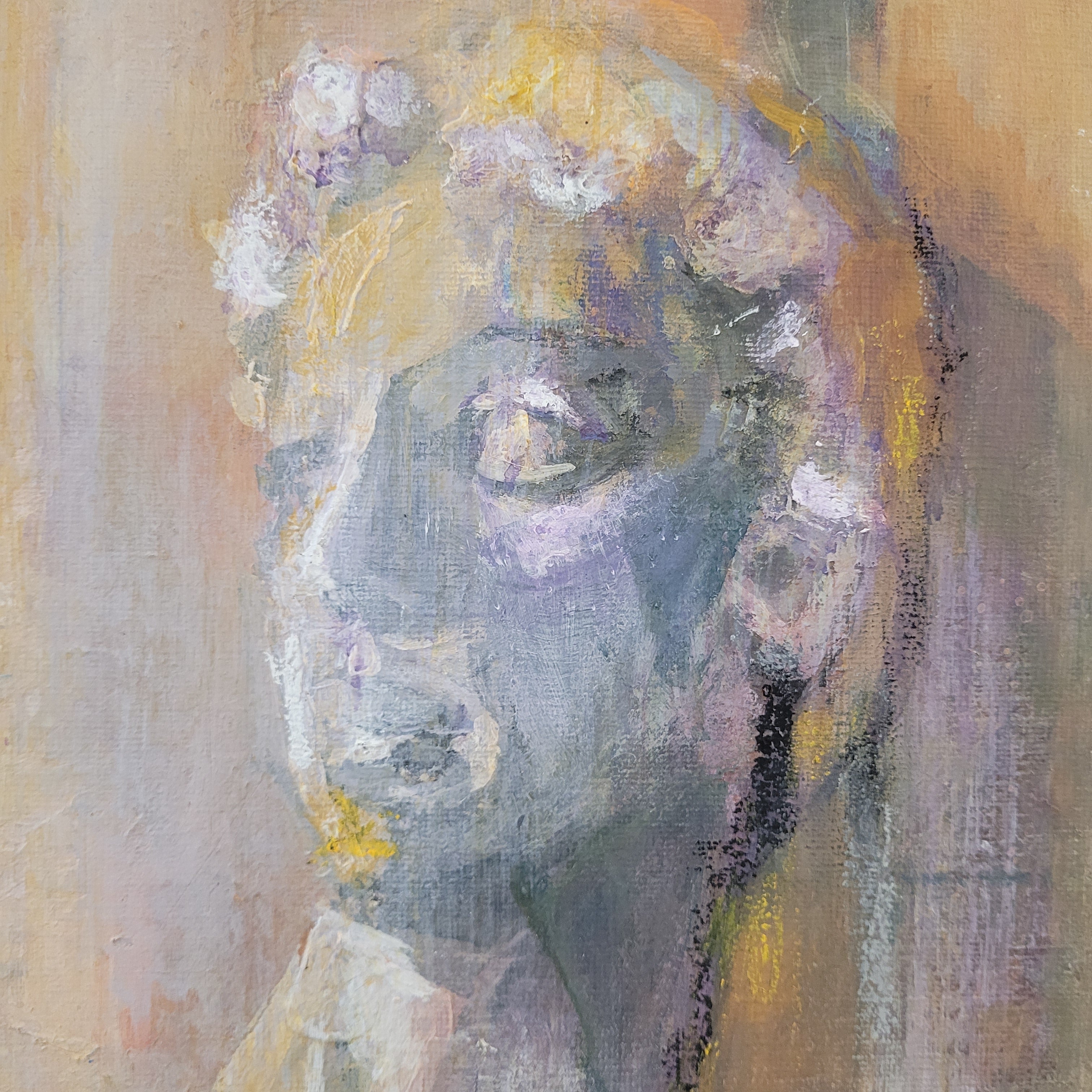 Óleo sobre lienzo “Riflesso” Flore Bruic-Depes, Arte contemporáneo, 1994 – Francia