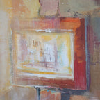 Óleo sobre lienzo “Riflesso” Flore Bruic-Depes, Arte contemporáneo, 1994 – Francia