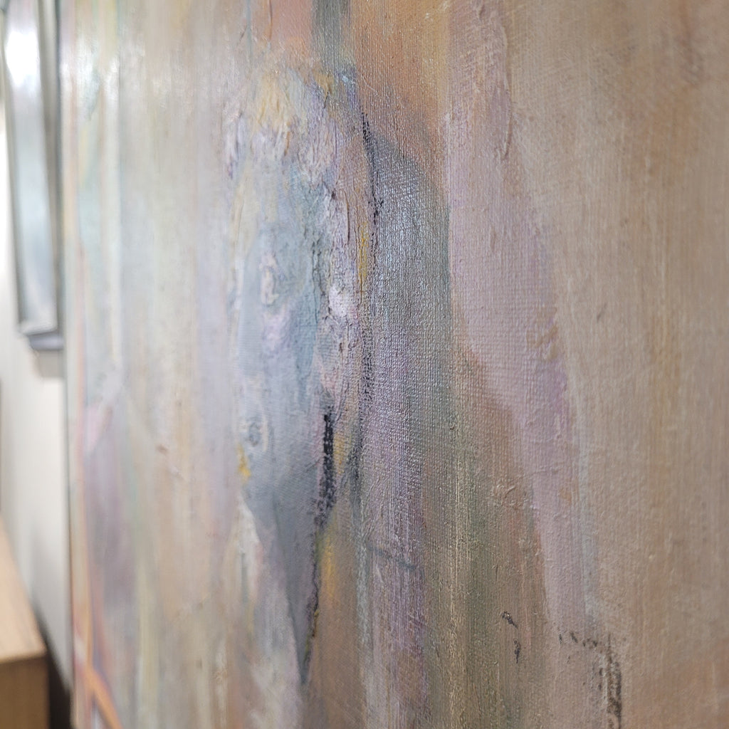 Óleo sobre lienzo “Riflesso” Flore Bruic-Depes, Arte contemporáneo, 1994 – Francia