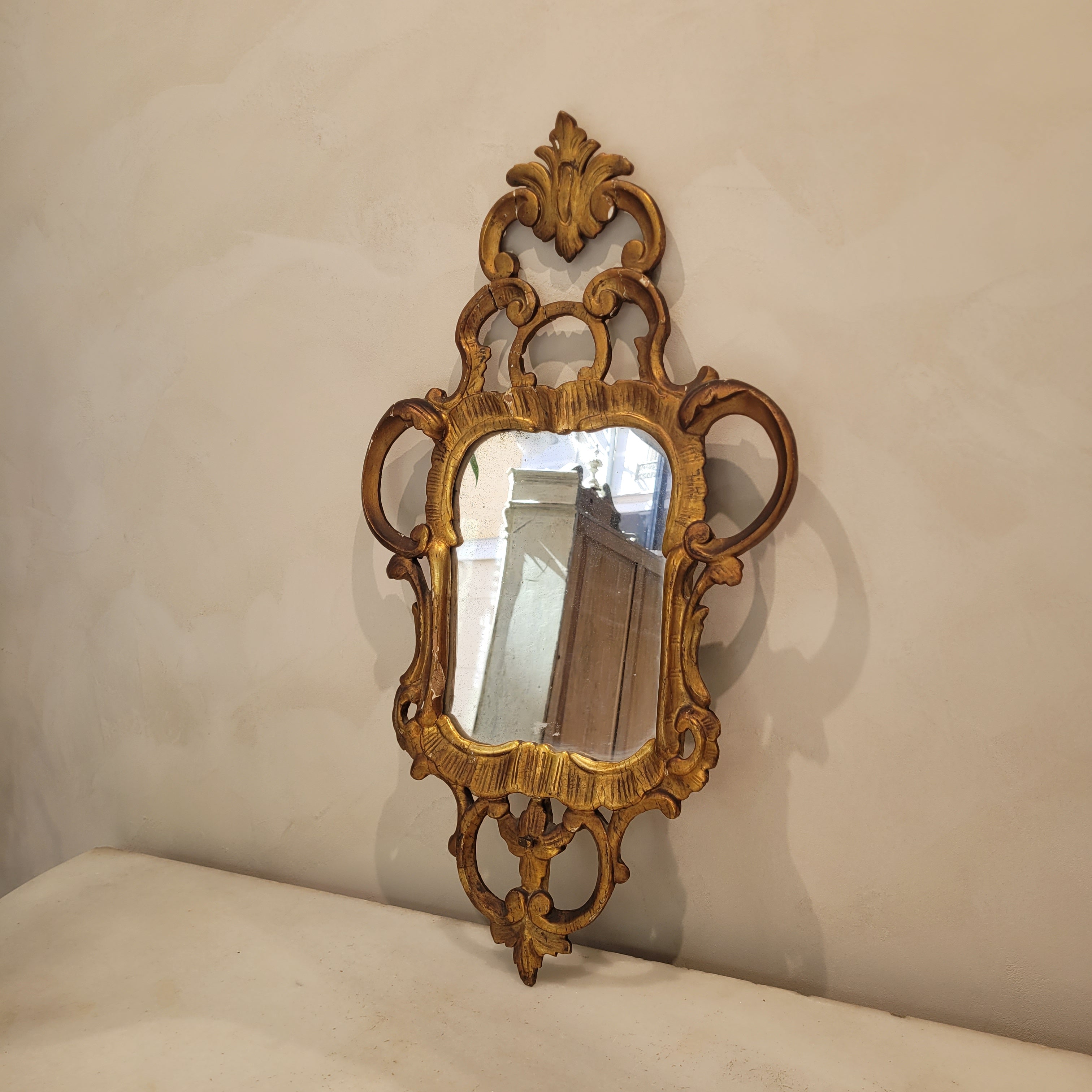 Espejo cornucopia, Estilo Barroco, pps. s. XX – Francia