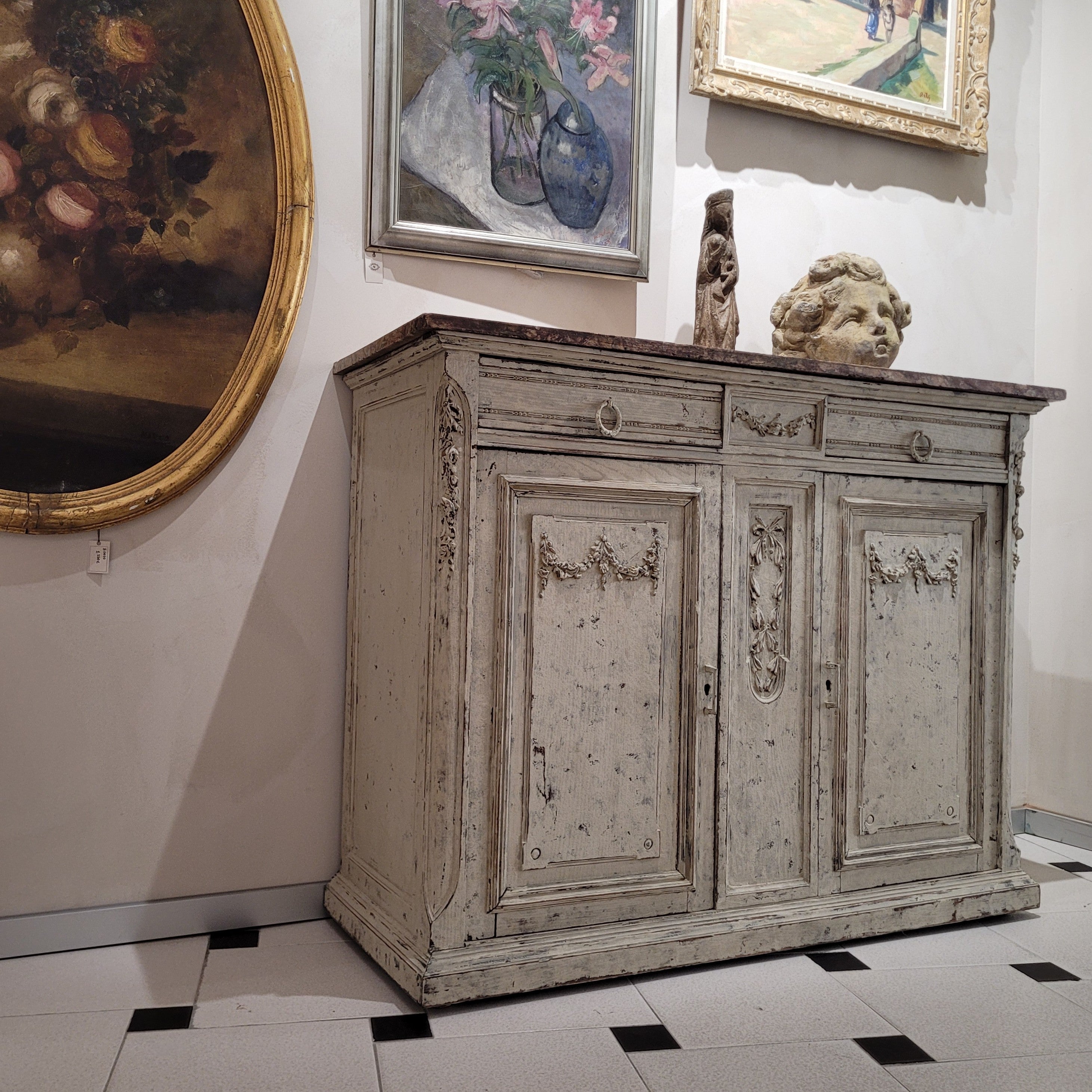 Cómoda / Aparador, Estilo Provenzal, Madera decapada, s. XX - Francia