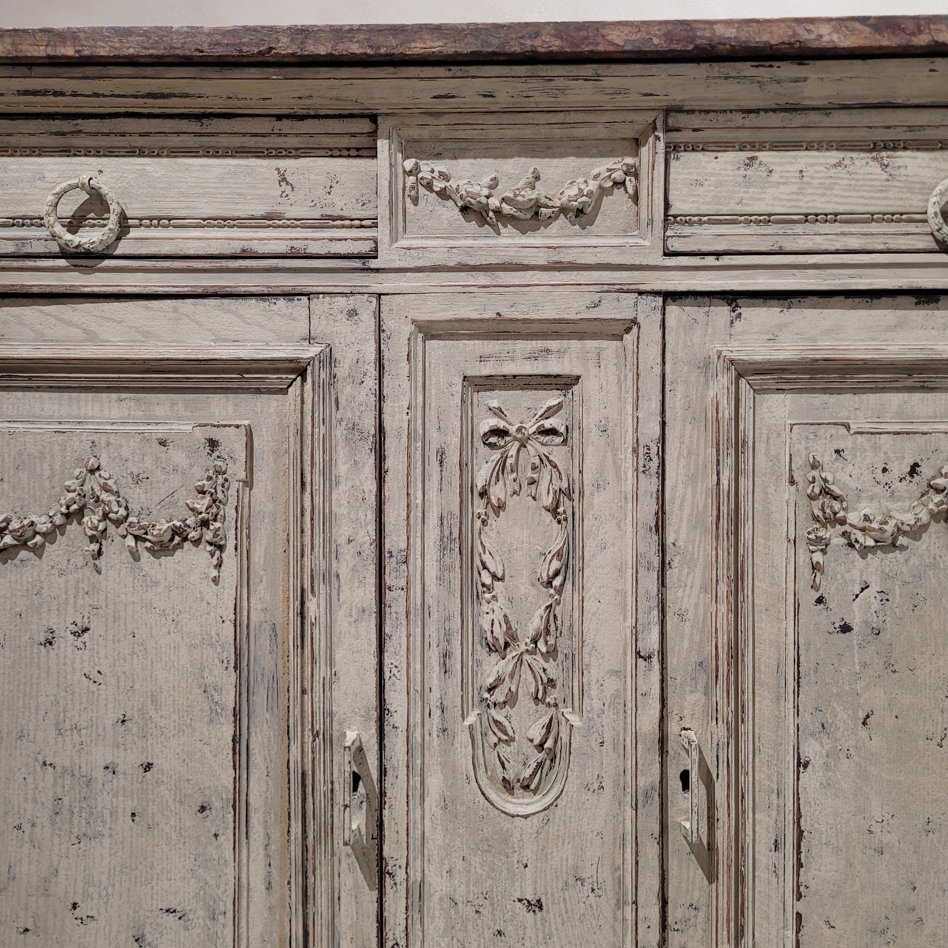 Cómoda / Aparador, Estilo Provenzal, Madera decapada, s. XX - Francia