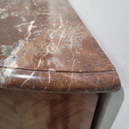 Secreter / Bureau estilo Transición, Marquetería y mármol, siglo XX – Francia