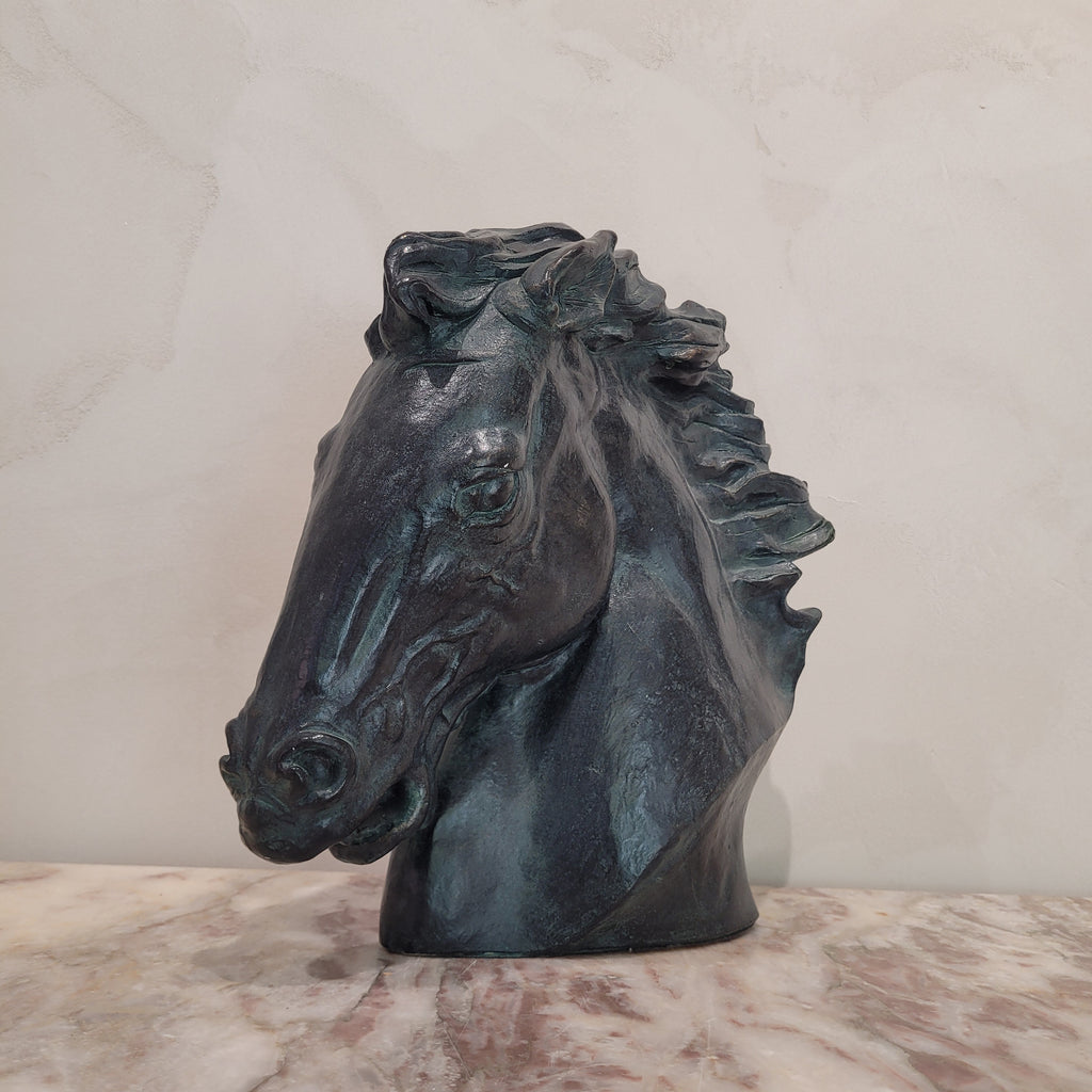 Escultura “Caballo / Flaming Mane” James Spratt para Austin Productions, Yeso patinado, 1978 – EE. UU.