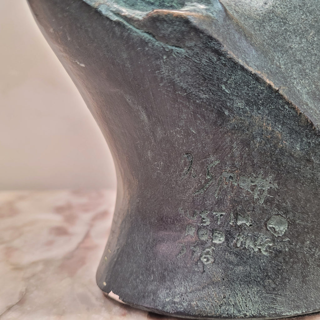 Escultura “Caballo / Flaming Mane” James Spratt para Austin Productions, Yeso patinado, 1978 – EE. UU.