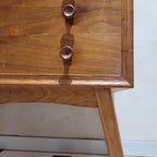 Mesita de noche, Madera de haya, Mid-century, s. XX - España