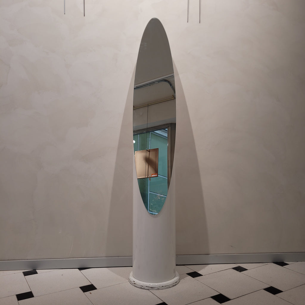 Espejo de pie “Lipstick” diseño Roger Lecal, Space Age, 70’s - Francia