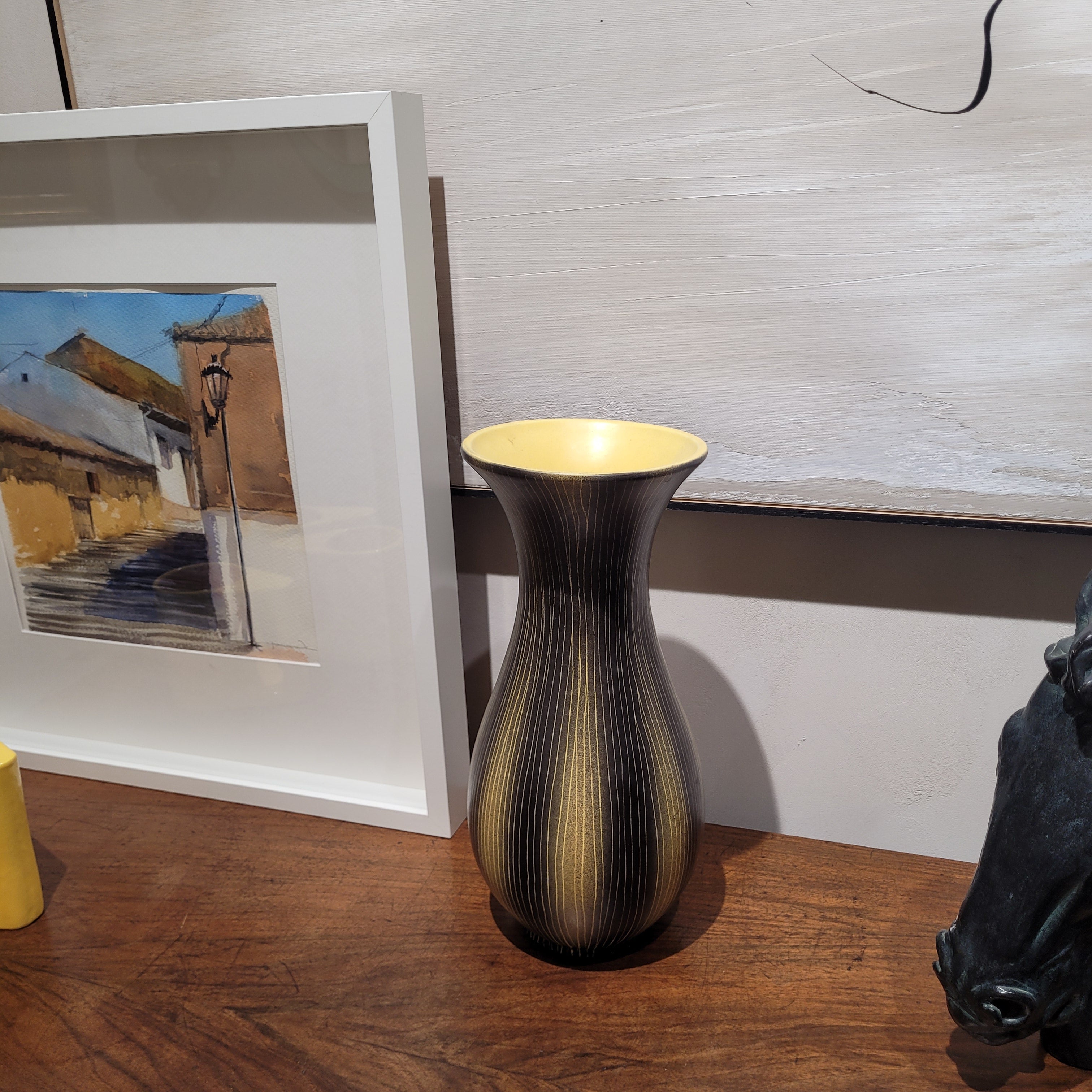 Jarrón Saint Clément, Cerámica, Mid-Century, s. XX – Francia