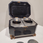 Caja de té para la exportación, Laca china, s. XIX – Inglaterra