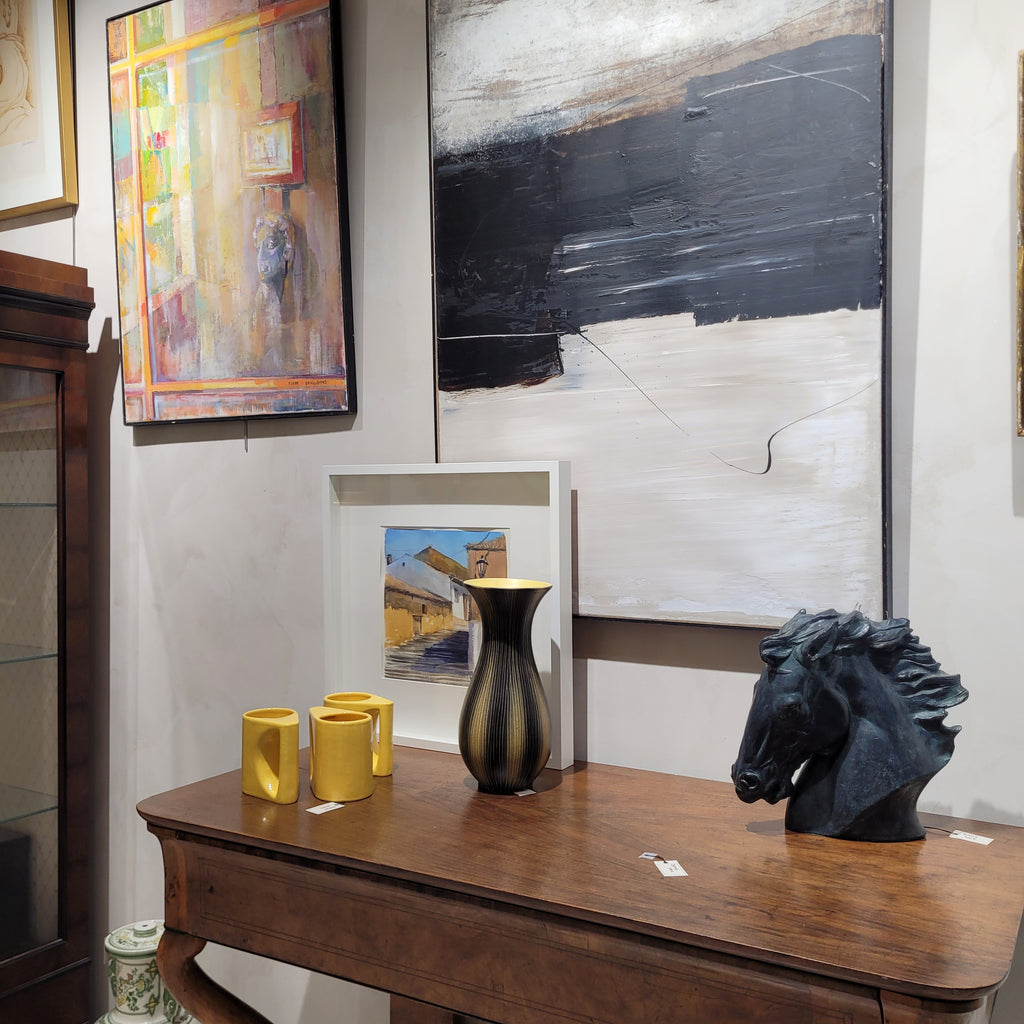 Jarrón Saint Clément, Cerámica, Mid-Century, s. XX – Francia