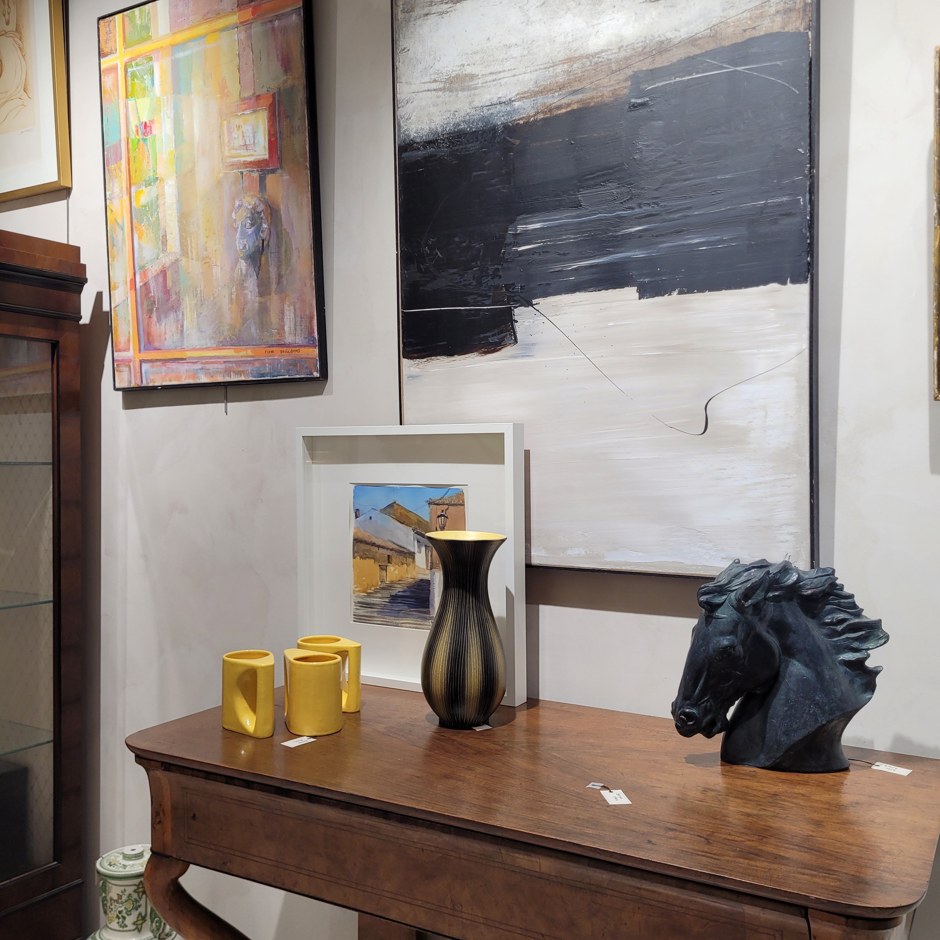 Jarrón Saint Clément, Cerámica, Mid-Century, s. XX – Francia