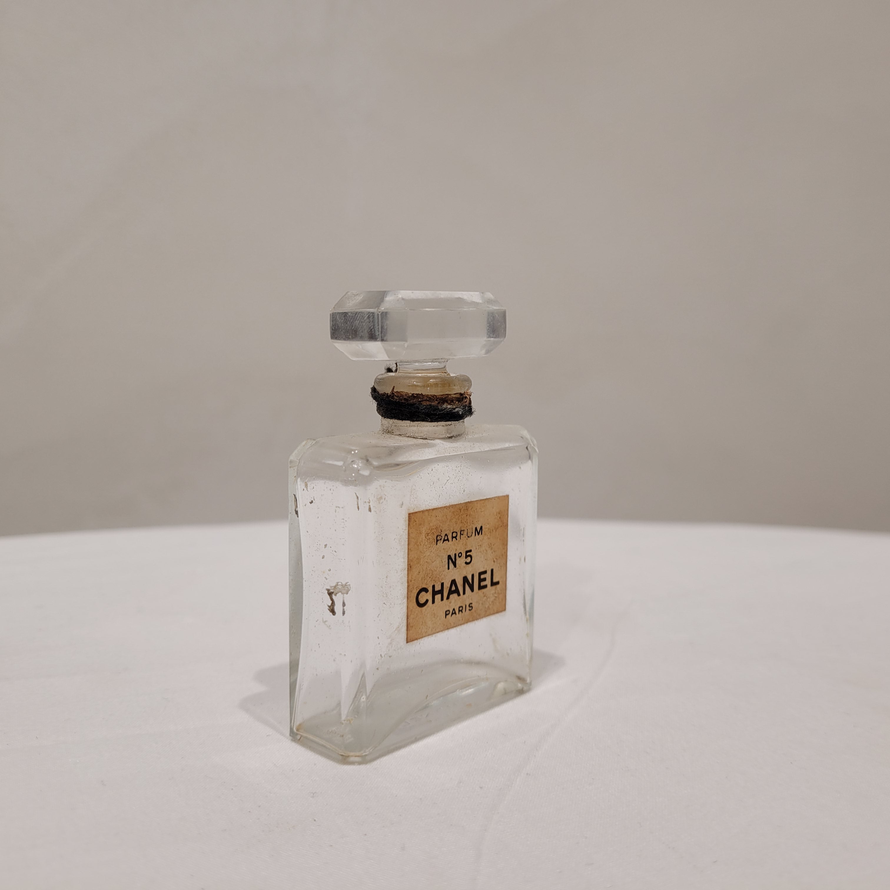 Frasco / bote de colonia “Chanel nº5”, Cristal, 50’s - Francia