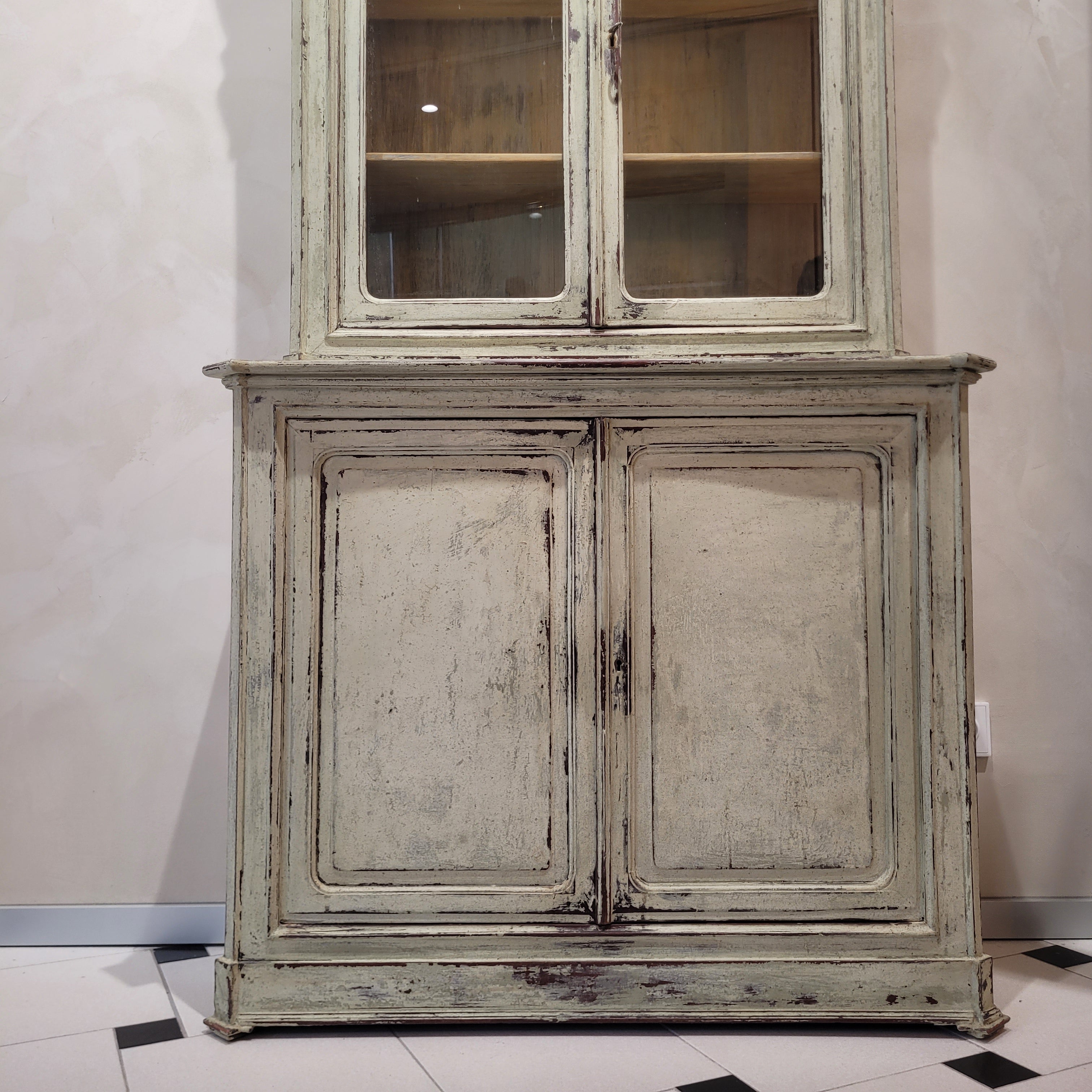 Mueble Alacena / Buffet, Estilo Provenzal, Madera decapada, s. XIX - Francia