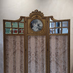 Biombo Napoleón III, Madera dorada, f. s. XIX – Francia