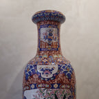 Pareja jarrones porcelana china, Era Mao Zedong, S.XX - China