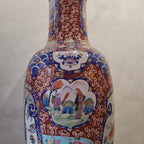 Pareja jarrones porcelana china, Era Mao Zedong, S.XX - China