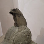 Busto de gladiador - Cemento, s. XX - Italia