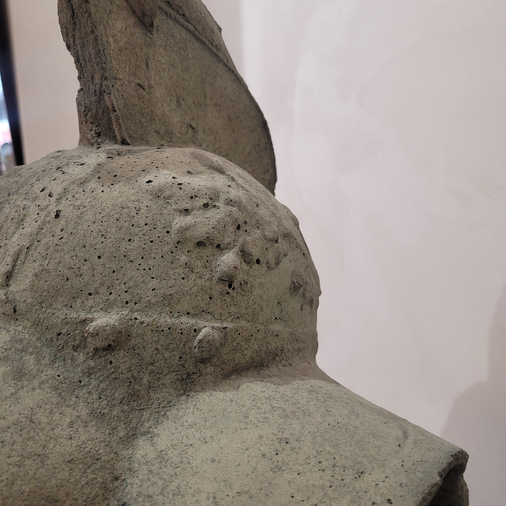 Busto de gladiador - Cemento, s. XX - Italia