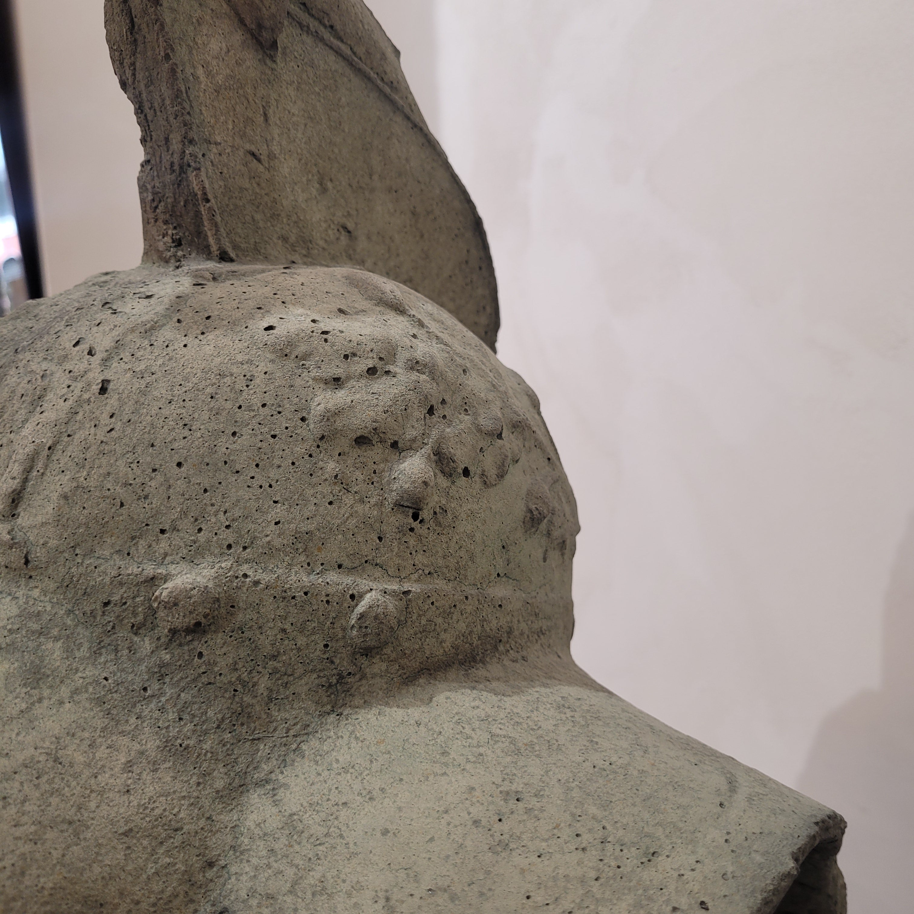 Busto de gladiador - Cemento, s. XX - Italia