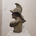 Busto de gladiador - Cemento, s. XX - Italia