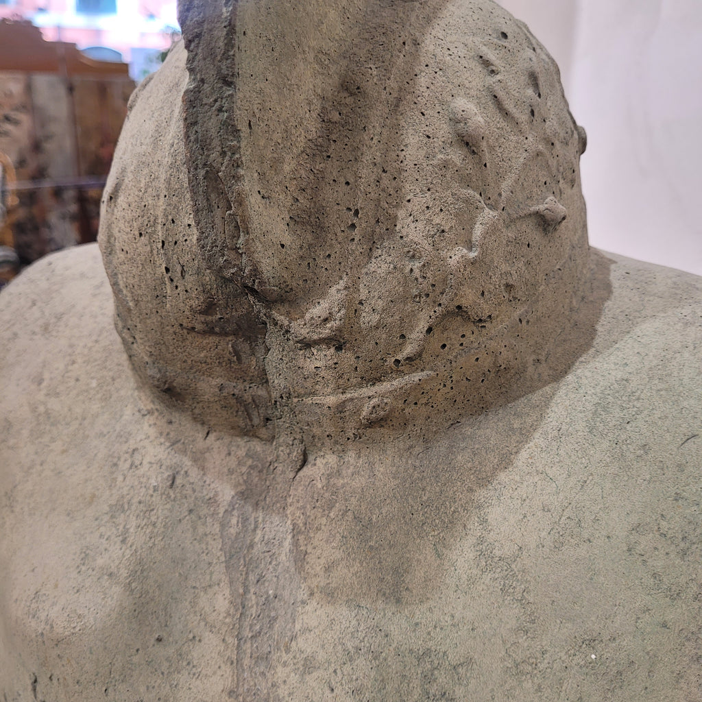 Busto de gladiador - Cemento, s. XX - Italia