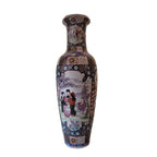 Pareja jarrones porcelana china, Era Mao Zedong, S.XX - China