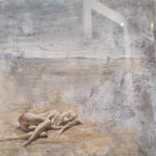 Acuarela ”Bodegón / Estudio”, José Manuel Capuletti, Surrealismo, s. XX - España