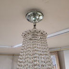 handelier / Lámpara de araña, Cristal de STRASS, década de 1970 - España