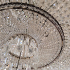 handelier / Lámpara de araña, Cristal de STRASS, década de 1970 - España