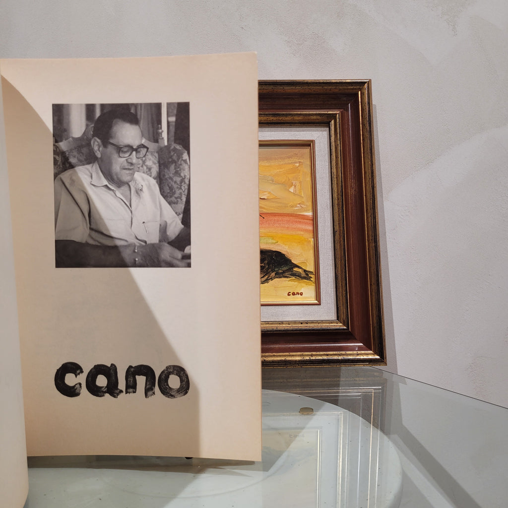 Óleo sobre cartón “El arrastre del toro” Félix Cano, 1993 - Valladolid, España