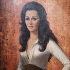 Óleo sobre lienzo “Doña Teresa Molero" José Luis Benito Rementeria (1922), 1973 - Castilla y León, España