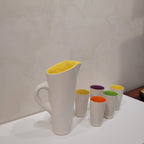 Juego Jarra y vasos "Neustricer", Cerámica de Saint‑Pair‑sur‑Mer, c. 1950–1960 - Francia