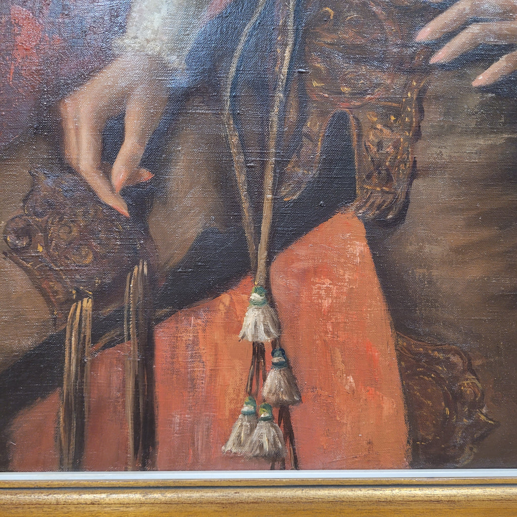 Óleo sobre lienzo “Doña Teresa Molero" José Luis Benito Rementeria (1922), 1973 - Castilla y León, España