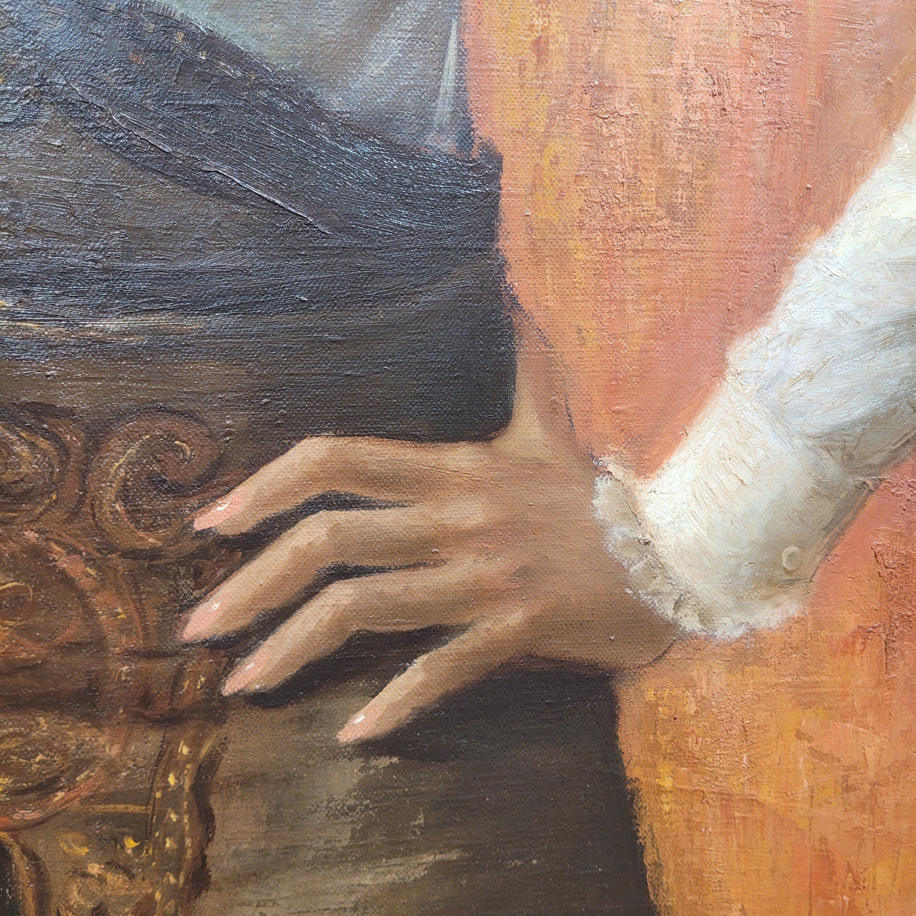 Óleo sobre lienzo “Doña Teresa Molero" José Luis Benito Rementeria (1922), 1973 - Castilla y León, España