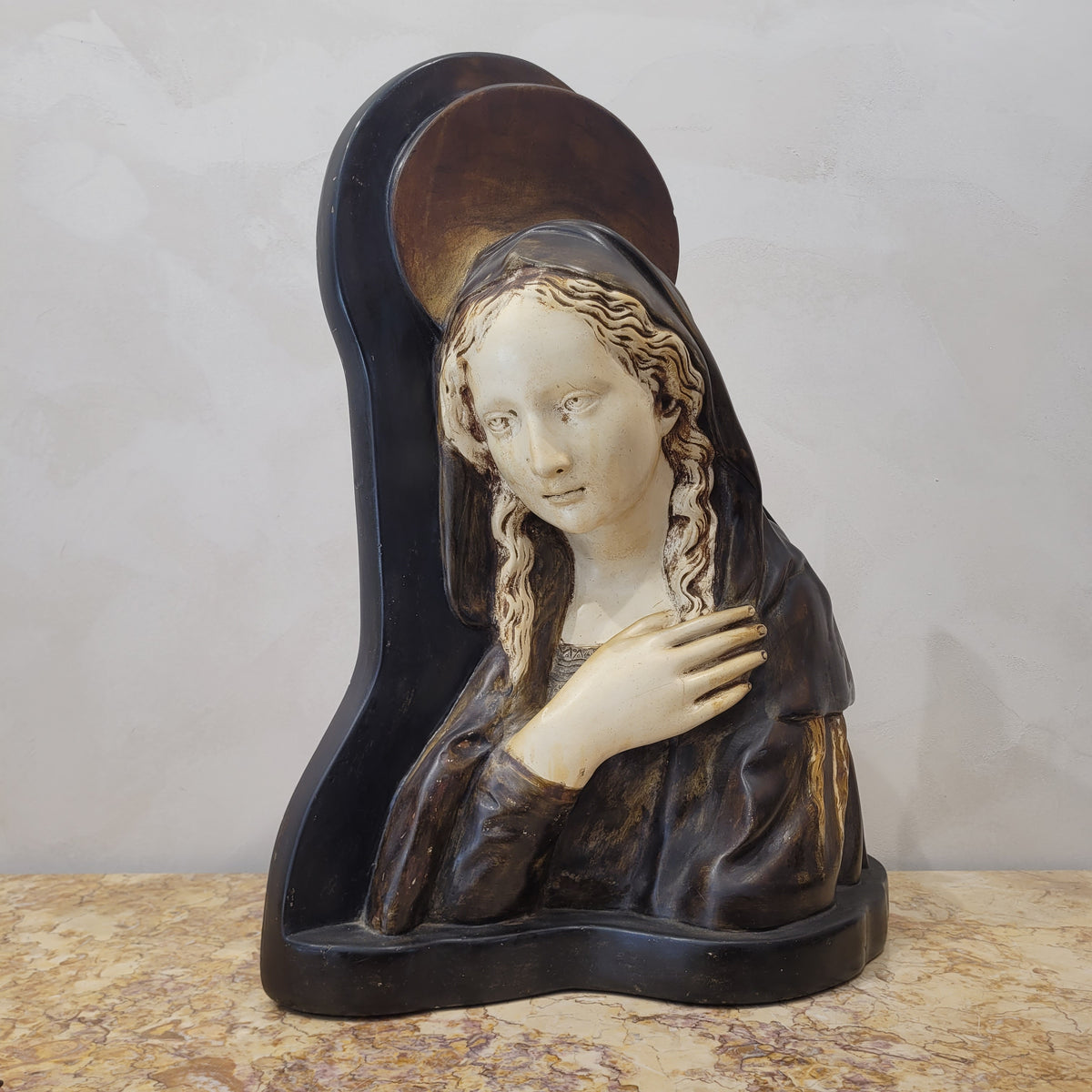 Escultura "Virgen" en plâtre / escayola, pps. s. XX - España