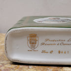 Licorera / Botella "Libro Napoleón" Cognac Camus, Porcelana de Limoges, Oro 22 kts, 1969 - Francia