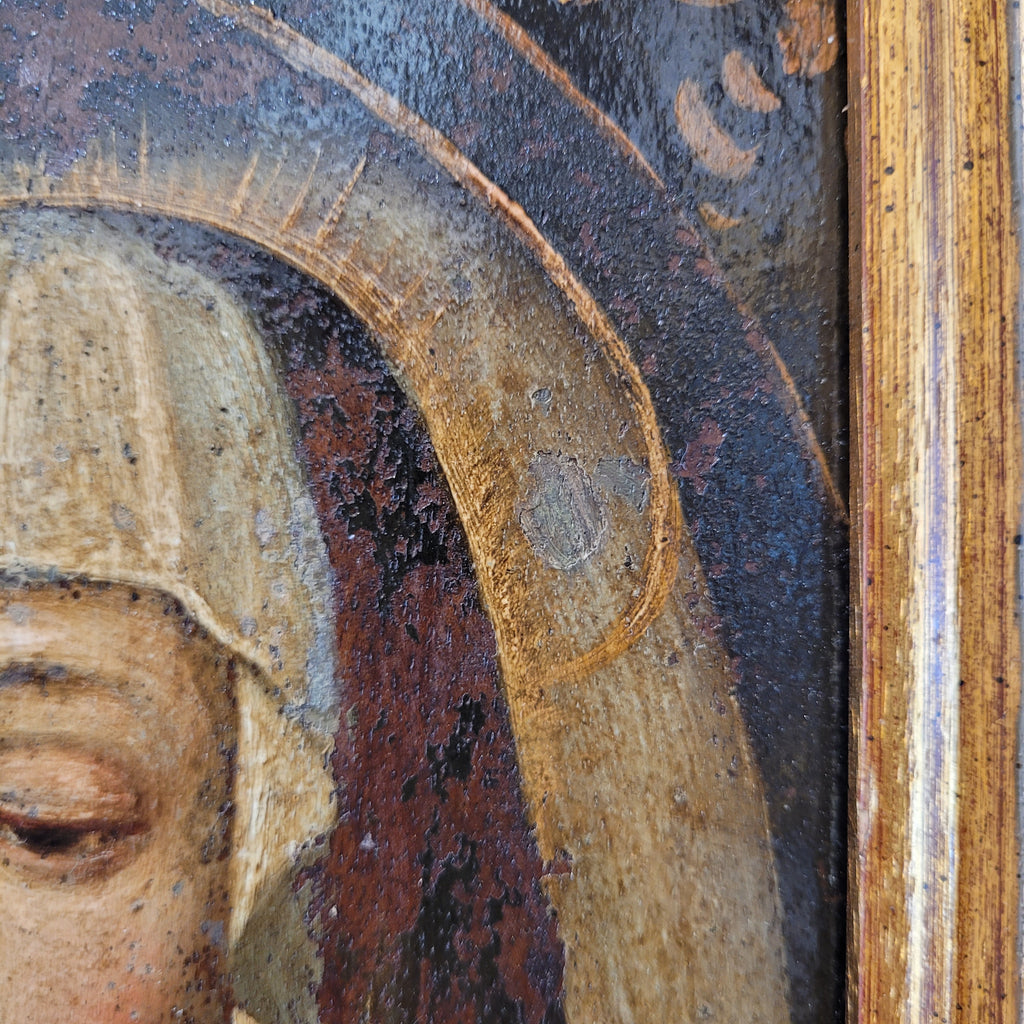 Óleo sobre tabla ”Verónica de la Virgen”, s. XIX - España
