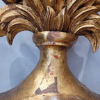 Aplique / guarnición ”Copa Medici”, Madera tallada y dorada, s. XX - España