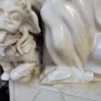 Pareja León de Foo (Fo o Shizi) Cerámica vidriada, Dinastía Qing, s. XIX - China