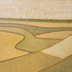 Óleo sobre lienzo “Paisaje palomar gris” Félix Cuadrado-Lomas, s. XX - Valladolid Grupo Simancas