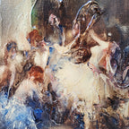 Óleo sobre lienzo, Juan Valenzuela y Chacón “Al final”, Arte contemporáneo, 1976 - España