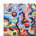 Acrílico sobre lienzo Luc Bouzat, Serie “Déclinaisons”, 1996 – Francia