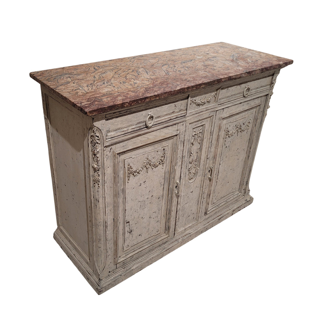 Cómoda / Aparador, Estilo Provenzal, Madera decapada, s. XX - Francia