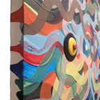 Acrílico sobre lienzo Luc Bouzat, Serie “Déclinaisons”, 1996 – Francia