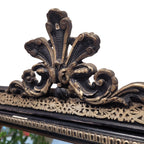 Espejo Napoleón III, Madera ebonizada y dorada, ca. 1900 – Francia