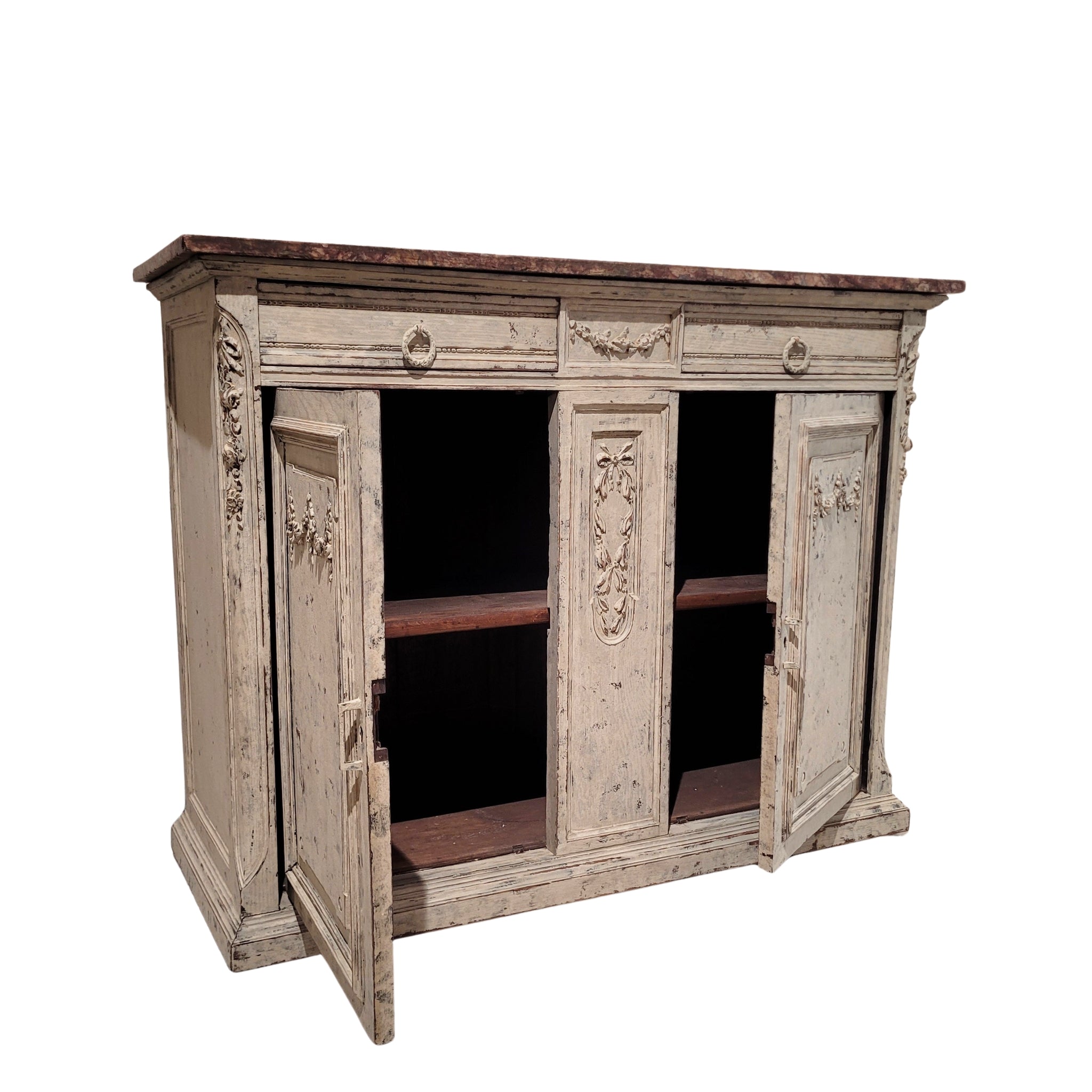 Cómoda / Aparador, Estilo Provenzal, Madera decapada, s. XX - Francia